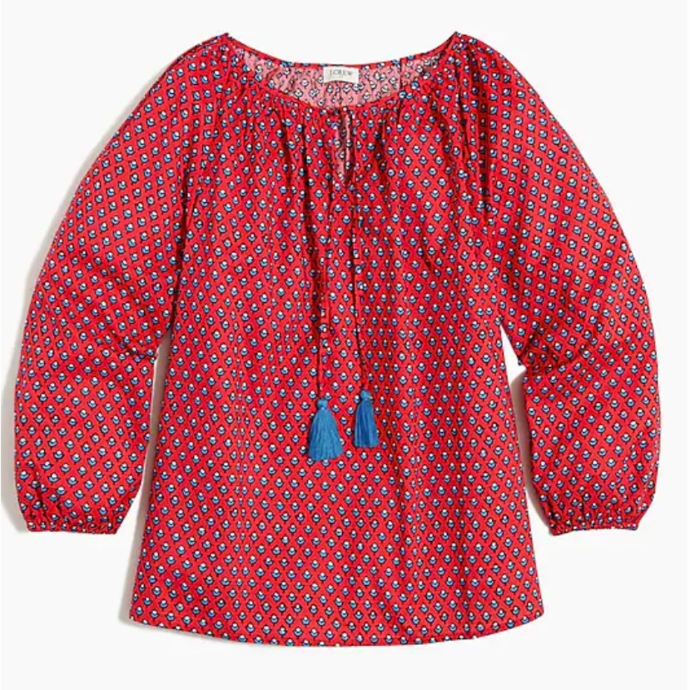 NWT JCrew Factory shirt in gorgeous print - XS